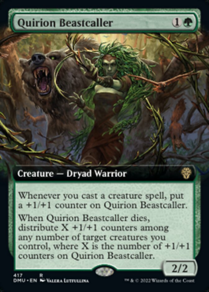 Quirion Beastcaller (Extended Art) [Dominaria United] | RetroPlay Games