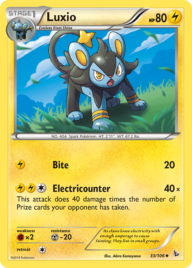 Luxio (33/106) [XY: Flashfire] | RetroPlay Games