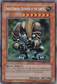 Green Baboon, Defender of the Forest [RP02-EN099] Secret Rare | RetroPlay Games