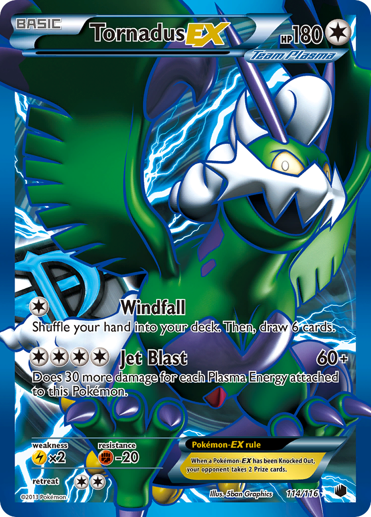 Tornadus EX (114/116) [Black & White: Plasma Freeze] | RetroPlay Games