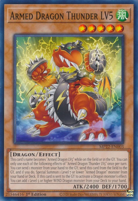 Armed Dragon Thunder LV5 [MP22-EN003] Common | RetroPlay Games