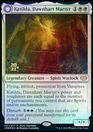 Katilda, Dawnhart Martyr // Katilda's Rising Dawn [Innistrad: Crimson Vow Prerelease Promos] | RetroPlay Games