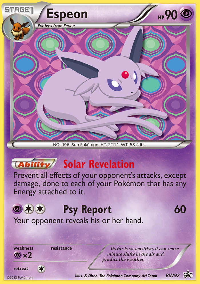 Espeon (BW92) [Black & White: Black Star Promos] | RetroPlay Games