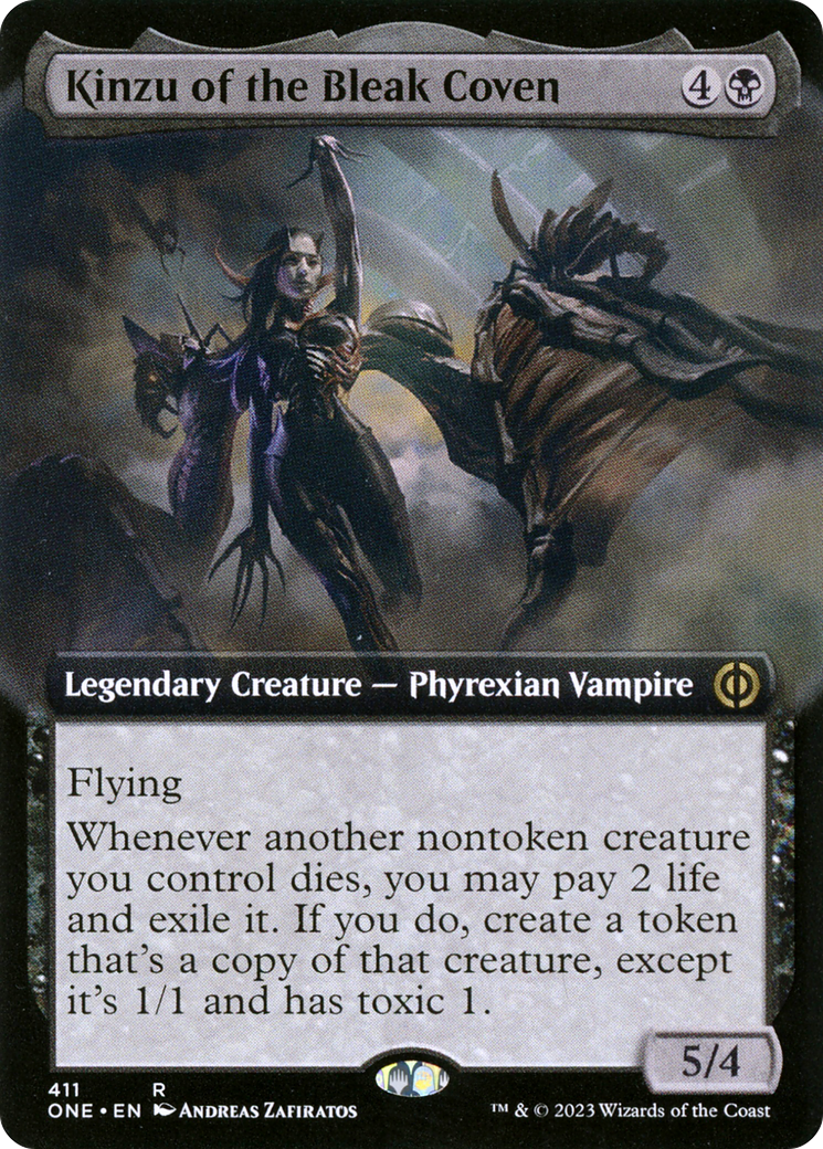 Kinzu of the Bleak Coven (Extended Art) [Phyrexia: All Will Be One] | RetroPlay Games