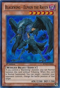 Blackwing - Elphin the Raven [BPW2-EN026] Super Rare | RetroPlay Games