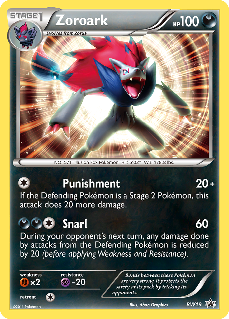 Zoroark (BW19) [Black & White: Black Star Promos] | RetroPlay Games