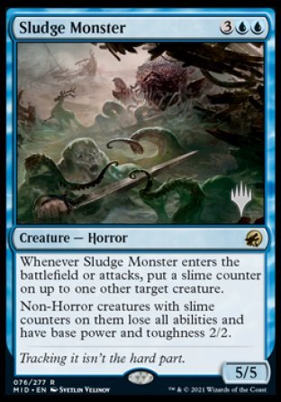 Sludge Monster (Promo Pack) [Innistrad: Midnight Hunt Promos] | RetroPlay Games