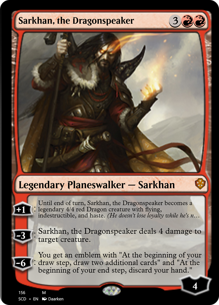 Sarkhan, the Dragonspeaker [Starter Commander Decks] | RetroPlay Games