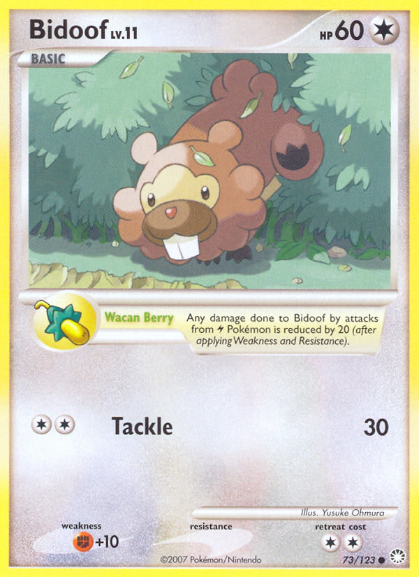 Bidoof (73/123) [Diamond & Pearl: Mysterious Treasures] | RetroPlay Games