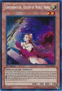 Gwenhwyfar, Queen of Noble Arms [LVAL-EN086] Secret Rare | RetroPlay Games