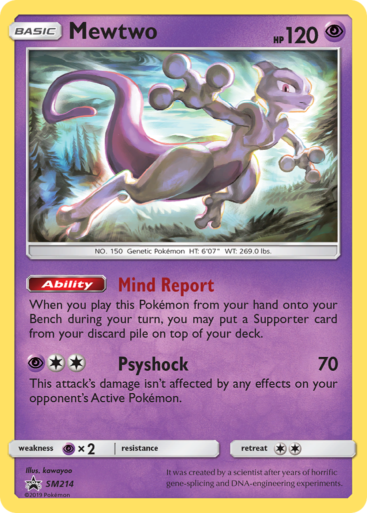 Mewtwo (SM214) [Sun & Moon: Black Star Promos] | RetroPlay Games