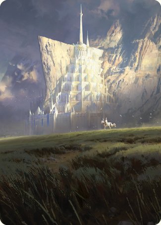 Minas Tirith Art Card [The Lord of the Rings: Tales of Middle-earth Art Series] | RetroPlay Games