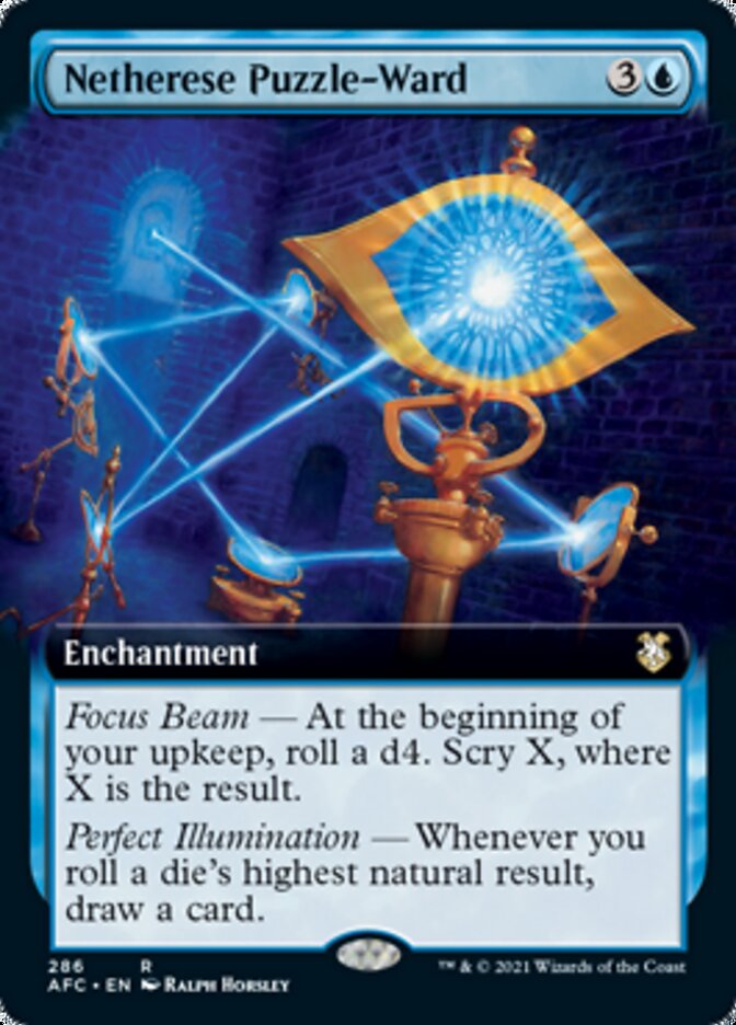 Netherese Puzzle-Ward (Extended) [Dungeons & Dragons: Adventures in the Forgotten Realms Commander] | RetroPlay Games