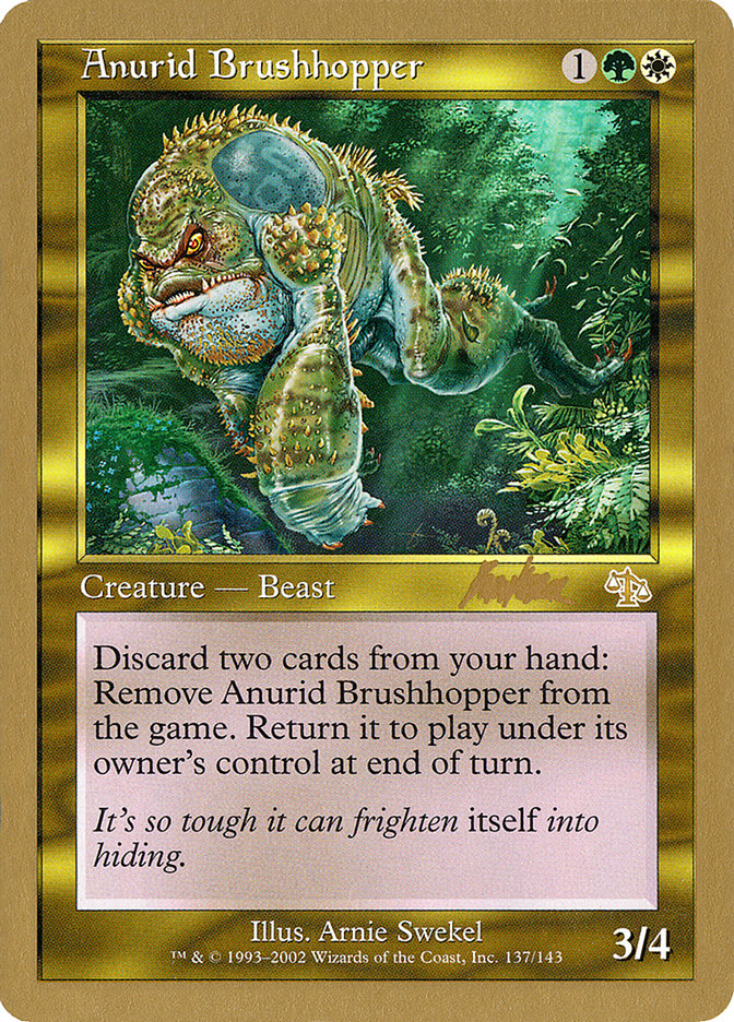 Anurid Brushhopper (Brian Kibler) [World Championship Decks 2002] | RetroPlay Games