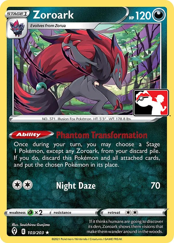 Zoroark (103/203) [Prize Pack Series One] | RetroPlay Games