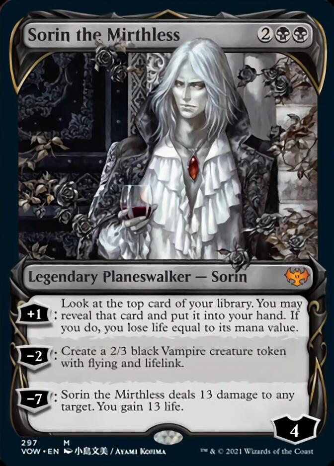 Sorin the Mirthless (Showcase Fang Frame) [Innistrad: Crimson Vow] | RetroPlay Games