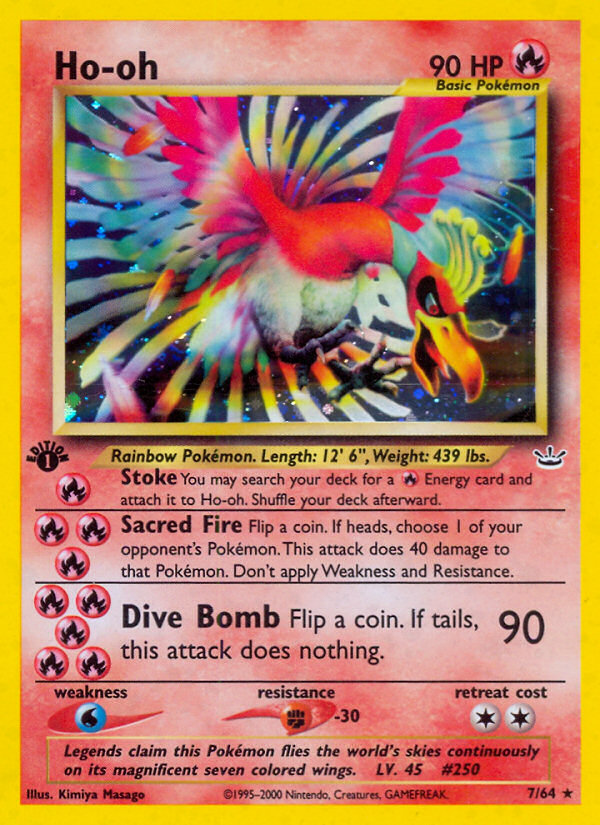 Ho-oh (7/64) [Neo Revelation 1st Edition] | RetroPlay Games