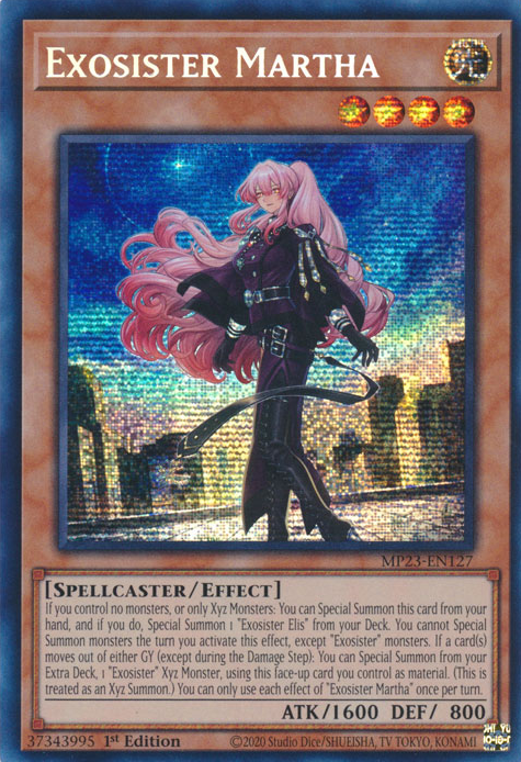 Exosister Martha [MP23-EN127] Prismatic Secret Rare | RetroPlay Games