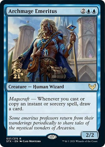 Archmage Emeritus [Strixhaven: School of Mages Prerelease Promos] | RetroPlay Games