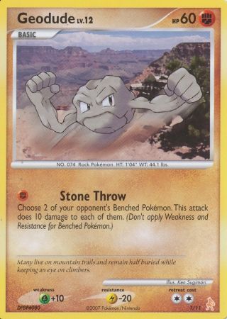 Geodude (1/11) [Diamond & Pearl: Trainer Kit - Lucario] | RetroPlay Games