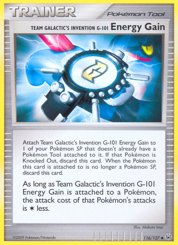 Team Galactic's Invention G-101 Energy Gain (116/127) [Platinum: Base Set] | RetroPlay Games