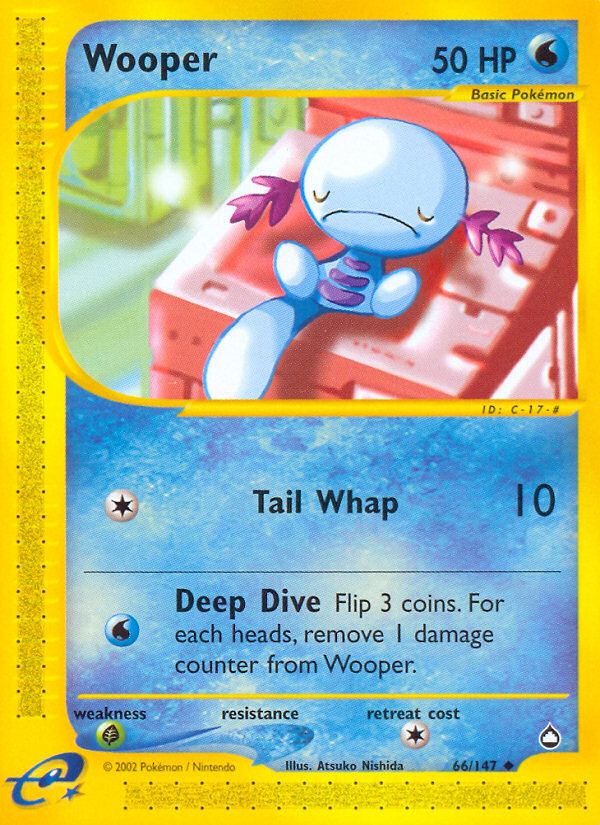 Wooper (66/147) [Aquapolis] | RetroPlay Games