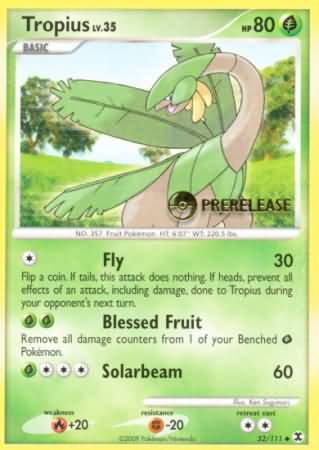 Tropius (52/111) (Prerelease Promo) [Nintendo: Black Star Promos] | RetroPlay Games