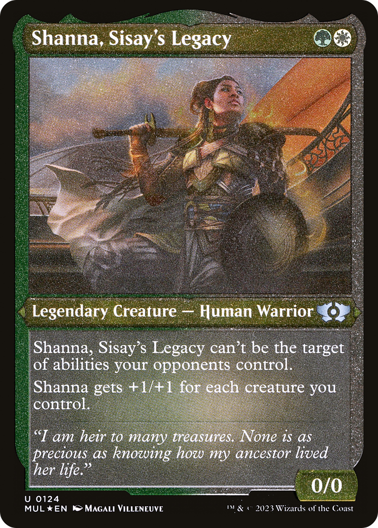 Shanna, Sisay's Legacy (Foil Etched) [Multiverse Legends] | RetroPlay Games