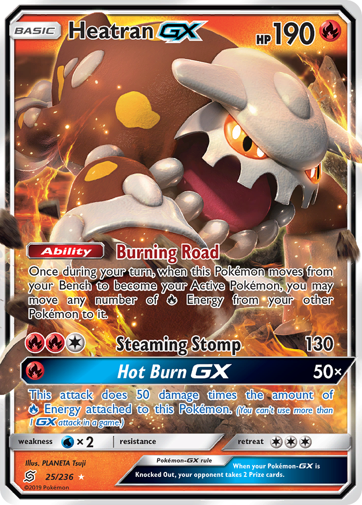 Heatran GX (25/236) [Sun & Moon: Unified Minds] | RetroPlay Games