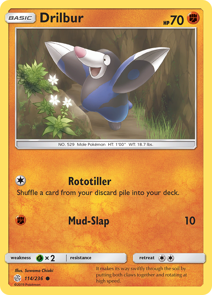 Drilbur (114/236) [Sun & Moon: Cosmic Eclipse] | RetroPlay Games