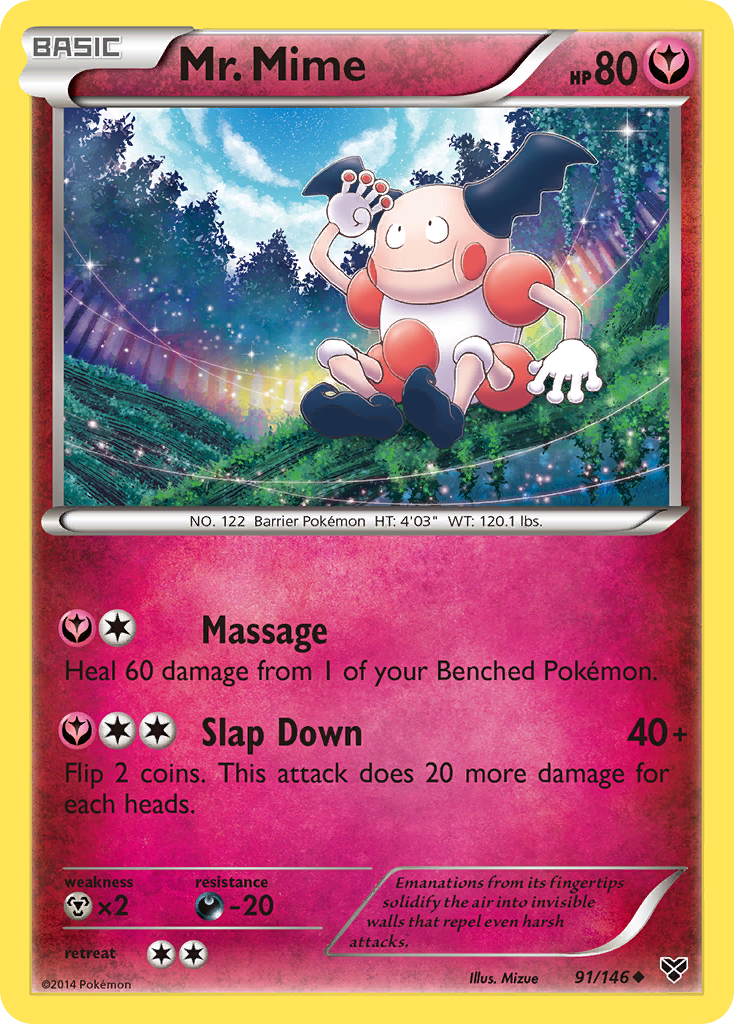 Mr. Mime (91/146) [XY: Base Set] | RetroPlay Games