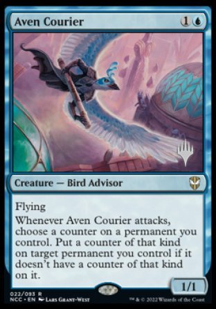 Aven Courier (Promo Pack) [Streets of New Capenna Commander Promos] | RetroPlay Games