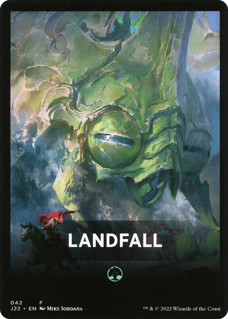 Landfall Theme Card [Jumpstart 2022 Front Cards] | RetroPlay Games