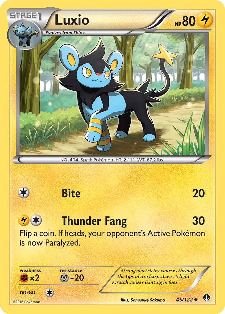 Luxio (45/122) [XY: BREAKpoint] | RetroPlay Games