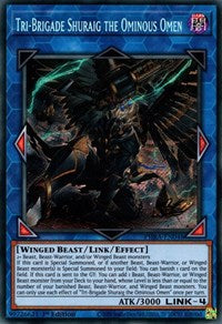 Tri-Brigade Shuraig the Ominous Omen [PHRA-EN048] Secret Rare | RetroPlay Games