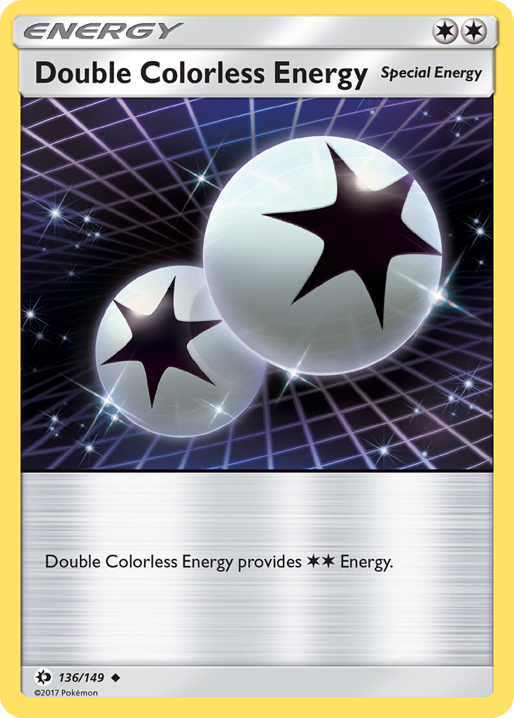 Double Colorless Energy (136/149) [Sun & Moon: Base Set] | RetroPlay Games