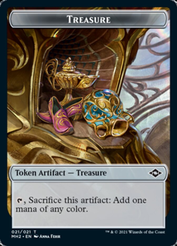 Treasure Token (#21) [Modern Horizons 2 Tokens] | RetroPlay Games