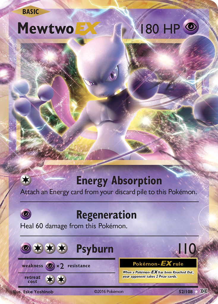 Mewtwo EX (52/108) [XY: Evolutions] | RetroPlay Games