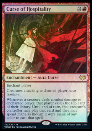 Curse of Hospitality [Innistrad: Crimson Vow Prerelease Promos] | RetroPlay Games