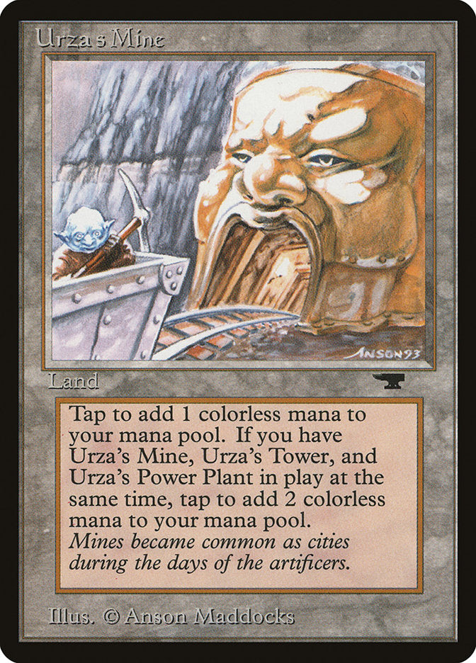 Urza's Mine (Mine Cart Entering Mouth) [Antiquities] | RetroPlay Games