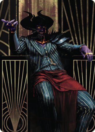 Ob Nixilis, the Adversary 2 Art Card [Streets of New Capenna Art Series] | RetroPlay Games