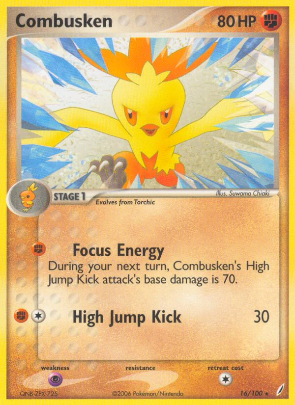 Combusken (16/100) [EX: Crystal Guardians] | RetroPlay Games