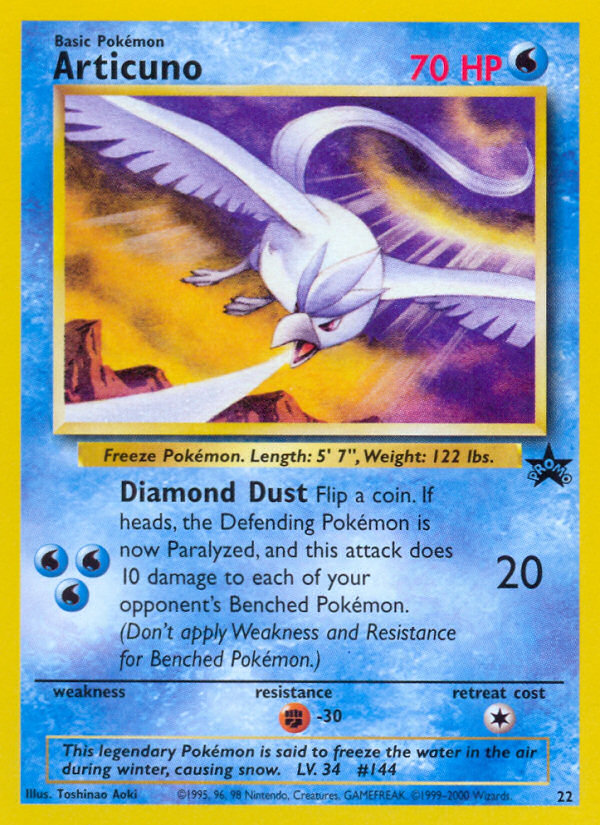 Articuno (22) [Wizards of the Coast: Black Star Promos] | RetroPlay Games