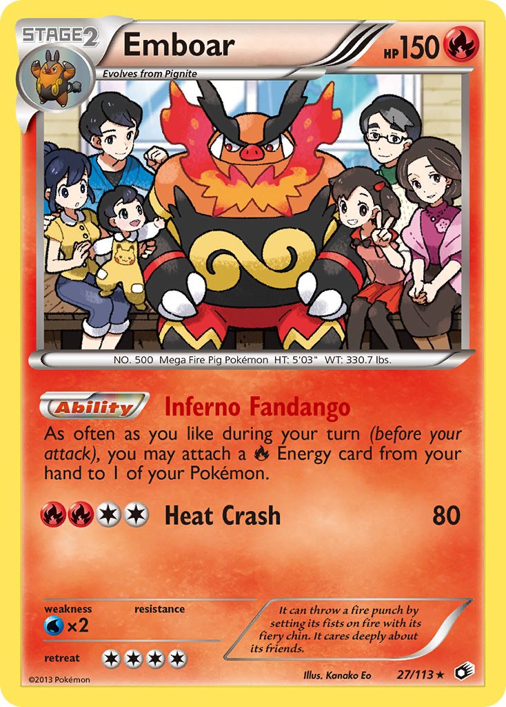 Emboar (27/113) [Black & White: Legendary Treasures] | RetroPlay Games