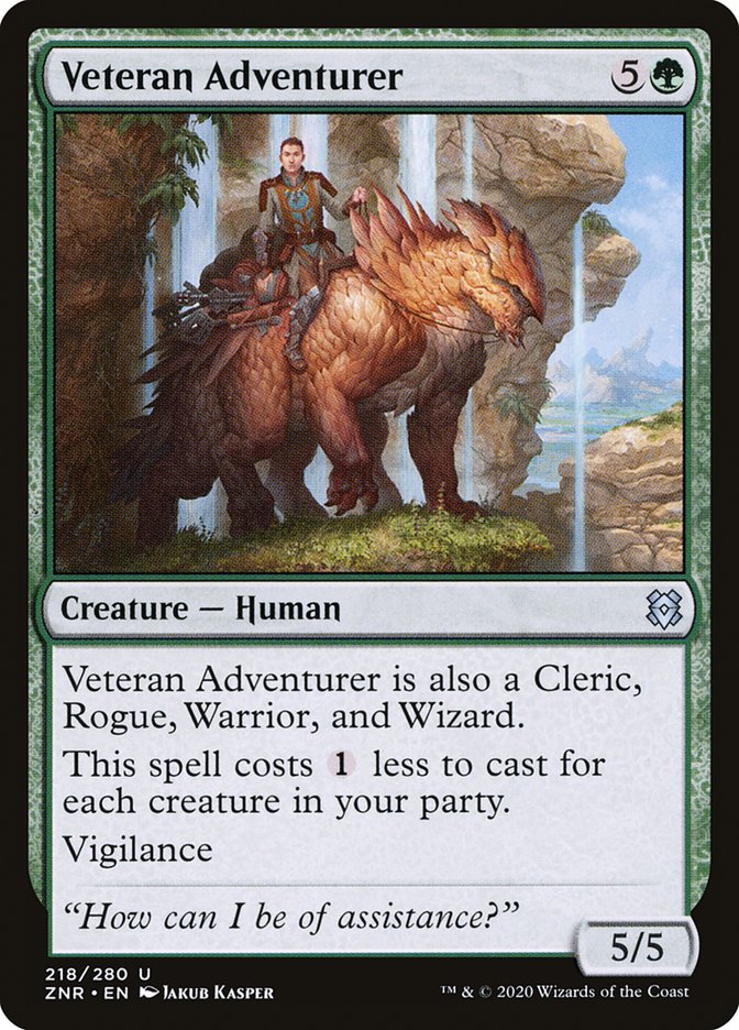 Veteran Adventurer [Zendikar Rising] | RetroPlay Games