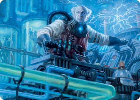 Ludevic, Necrogenius Art Card [Innistrad: Midnight Hunt Art Series] | RetroPlay Games