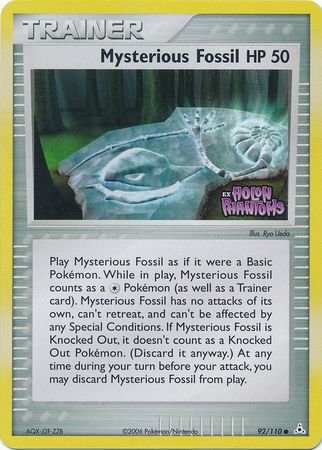 Mysterious Fossil (92/110) (Stamped) [EX: Holon Phantoms] | RetroPlay Games