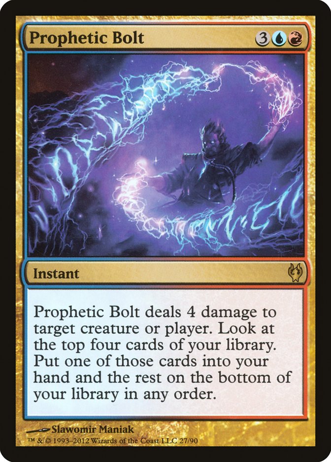 Prophetic Bolt [Duel Decks: Izzet vs. Golgari] | RetroPlay Games