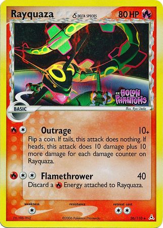 Rayquaza (26/110) (Delta Species) (Stamped) [EX: Holon Phantoms] | RetroPlay Games