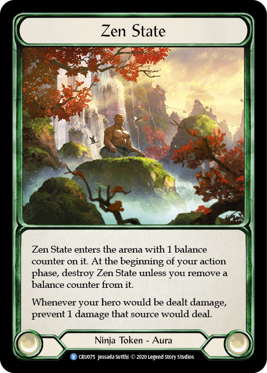 Zen State [CRU075] (Crucible of War)  1st Edition Rainbow Foil | RetroPlay Games